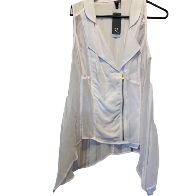 Rockmans Size 10 White Vest