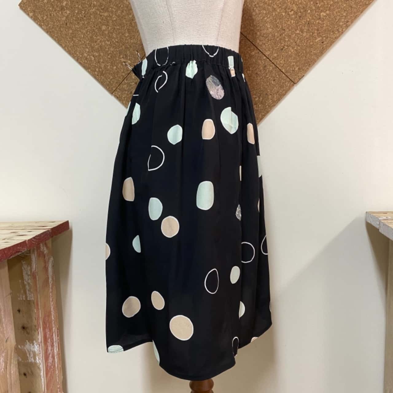 polka dot skirt size 12