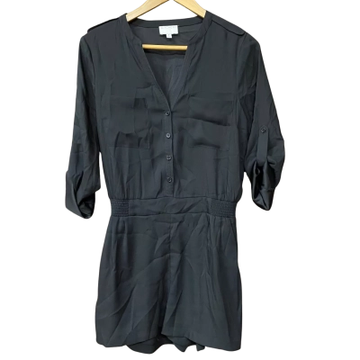 Witchery Womens Size 8 Black Playsuit