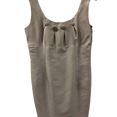  Gian Carlo beige mini dress, Size 12 
