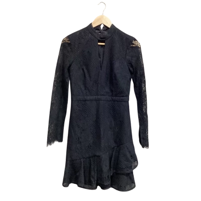 Forever New Long Sleeve Dress Black Size 8