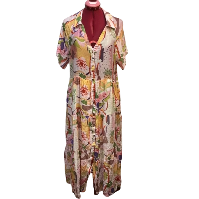 Vine Apparel Womens  Size 14 Casual Dress Multicoloured 