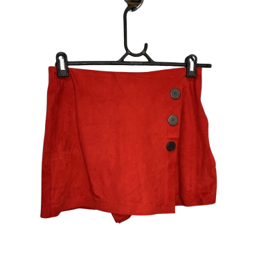 Zara Womens  Size S Skort Burnt Red 