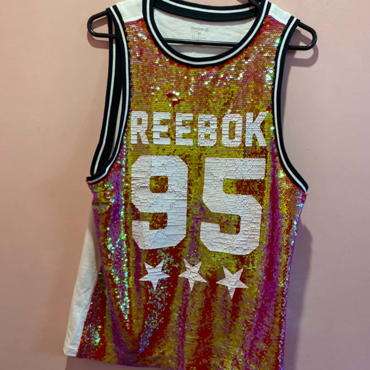 Sequin Racerback Tank main image 0