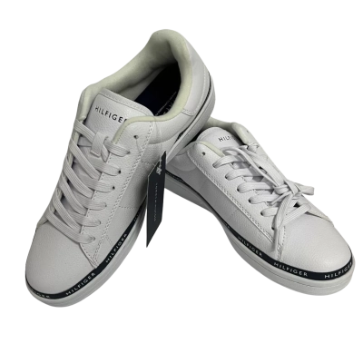  Tommy Hilfiger TMLEWIN Men’s White Sneakers US 9 EU 42 Low Top Trainers