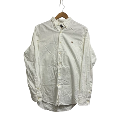 Polo Ralph Lauren Men’s Size M White Button Up w/ Embroidered Logo