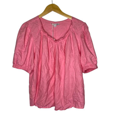 Suzannegrae Womens  Size 10 Short Sleeve Top Pink  