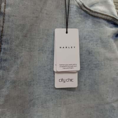 City Chic Women's  Size 20 High-Waisted Jeans / Skinny Jeans Blue 