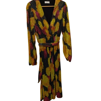 Rebecca Vallance Womens  Size 12 Cocktail Dress / Formal Dress / Party Dress Black  / Gold / Maroon / Multicoloured 