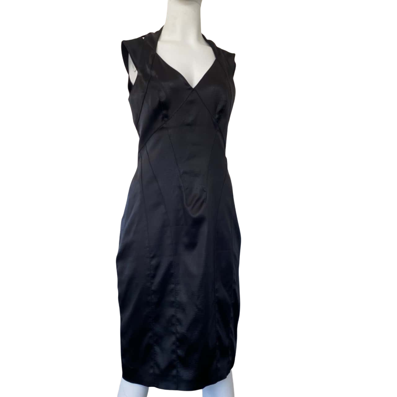 Jupe Crayon Noire Karen Millen Femme, Taille 10, Longueur Midi, état Parfait