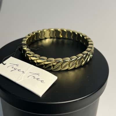 Tiger Tree Brand - Sayla Gold Plate Rope Bracelet 