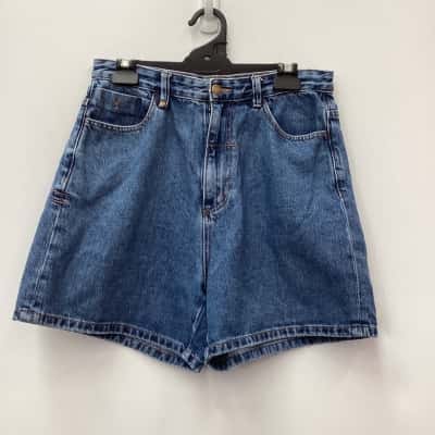Thrills Womens  Size 12 Denim Shorts Blue 