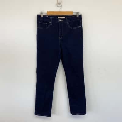 Levi Strauss & Co.  Navy Blue 312 Shaping Slim Jeans  Size 30