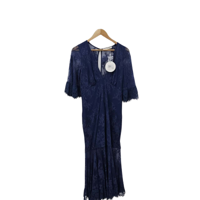 Talulah Womens Size M Maxi Dress / Short Sleeve/Lace Dress  