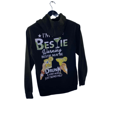  Unisex  Size S Black Hoodie