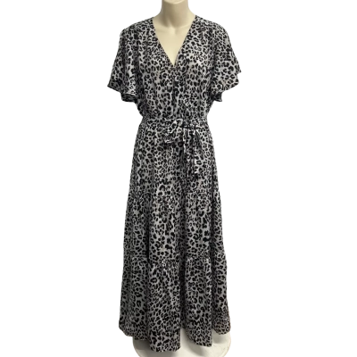 Decjuba Size 12 Leopard Print Dress 
