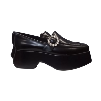 Charles & Keith Womens  Size 40 Platforms Black  