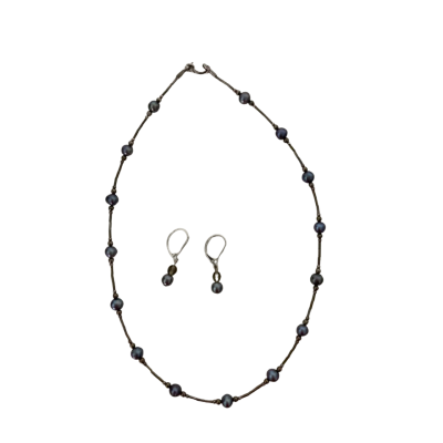 Matching Earrings and Necklace Set 