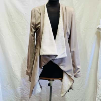  PREMONITION Jacket  Size 12 Beige 