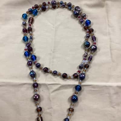  Womens Beaded Necklace Multicoloured 