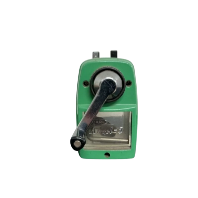 Green Vintage Carl Angel-5 Pencil Sharpener & Table Clamp