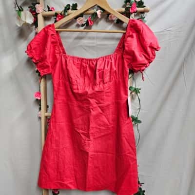 Womens Lulu & Rose Red Mini Dress Size M RRP $79.95