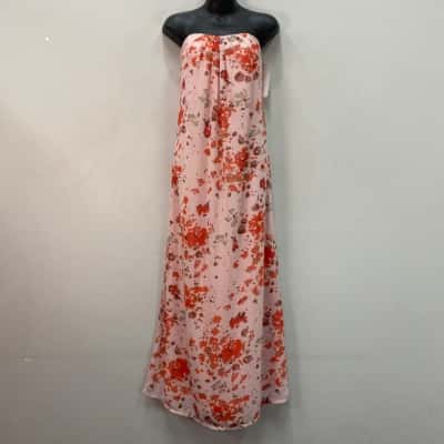 Cooper St Womens  Size 10 Strapless Maxi Dress Pink  