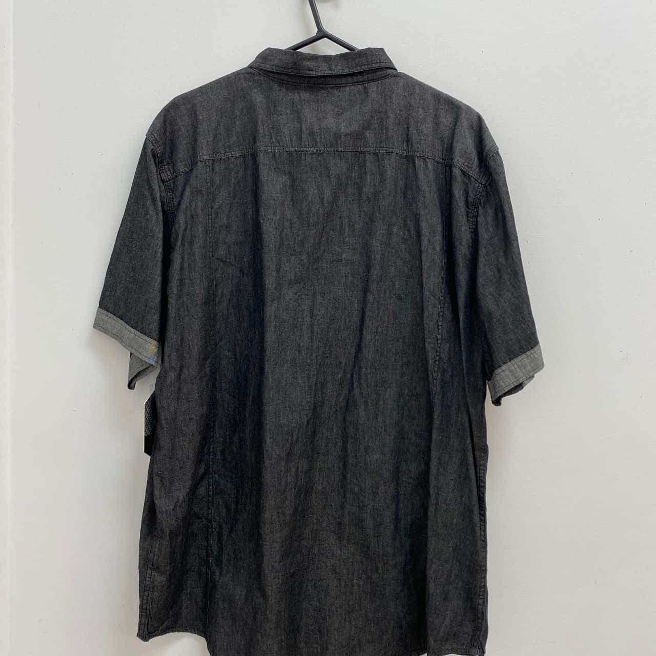 Insitu Charcoal Denim Shirt. Size XXL. New with tags