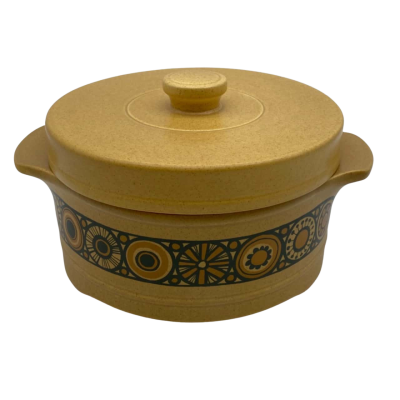 Vintage Kiln Craft Bacchus 20cm Casserole & Lid