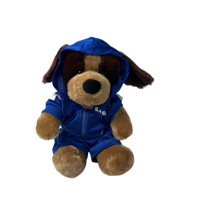 Build a bear dog in tracksuit 