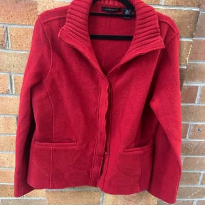 Marco Polo Womens  Size M Cardigan Red 