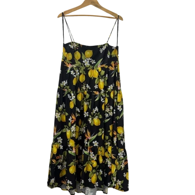 Sheike Womens  Size 12 Shoestring Strap Dress Multicoloured 
