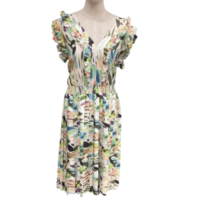 NEW - Cable Melbourne Womens  Size M Sleeveless Dress  Multicoloured / Pattern 