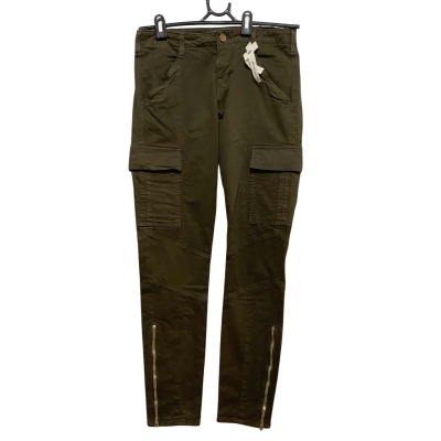 J Brand Womens  Size 27 Low- rise Skinny Cargo Pants Dark Khaki 