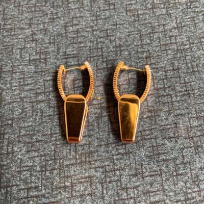 Mimco Womens Earrings Rose Gold 
