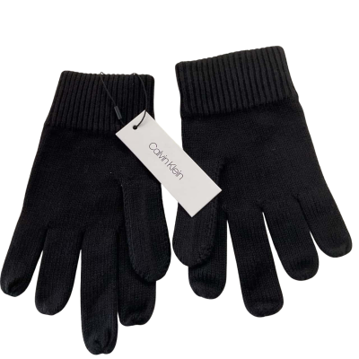 Calvin Klein Womens  Size M Black  gloves 