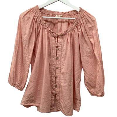 Iris maxi cotton linen top 