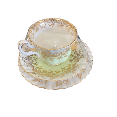 Vintage Porcelain Teacup & Saucer