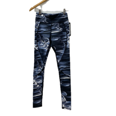 Vie Active Women’s Size XS Leggings Black  / Blue / Multicoloured / White 