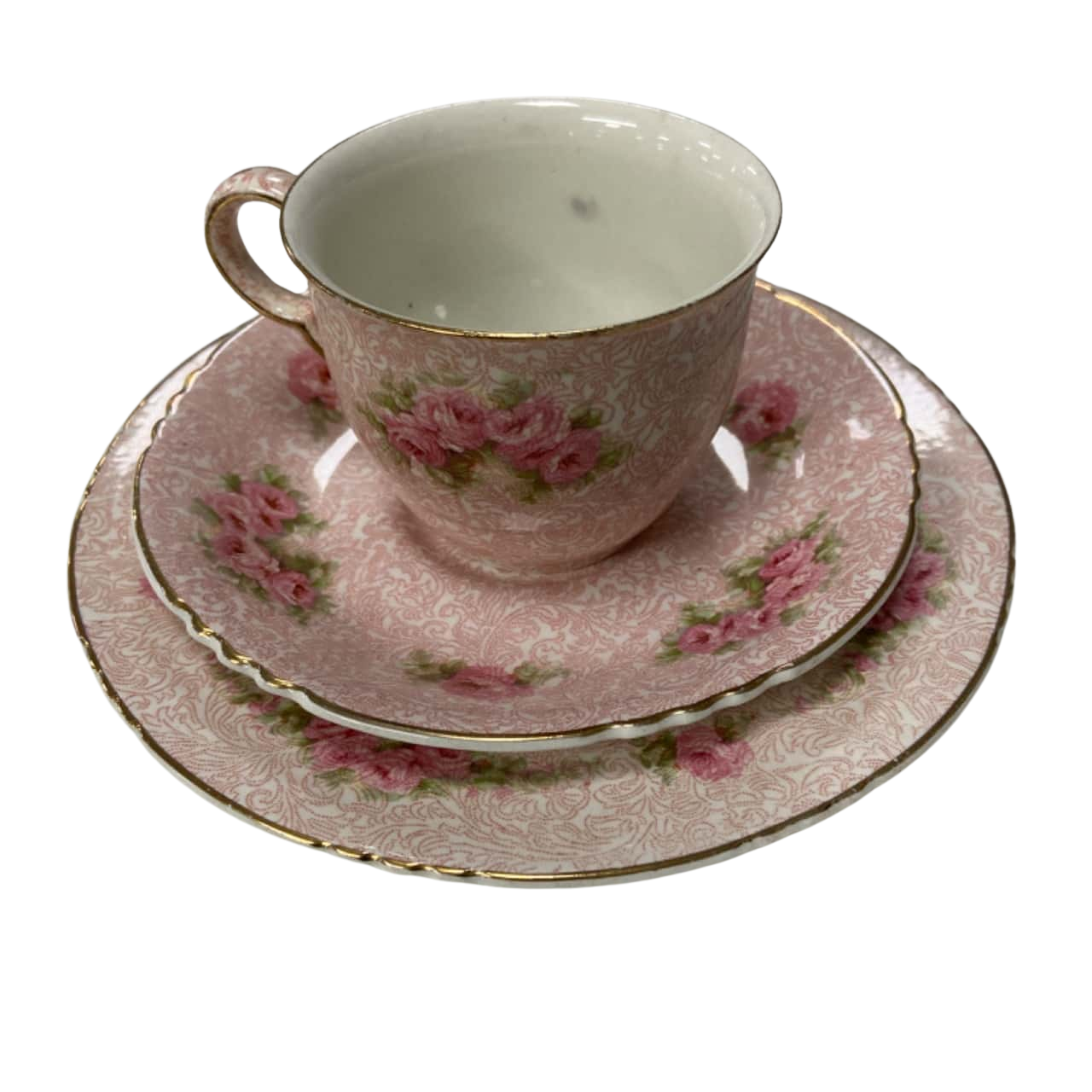 Maddock tea cup + saucer + plate(s)