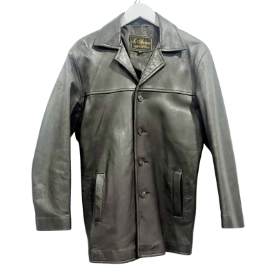 Vintage Le Aurore Brown Leather Jacket Size S - so soft
