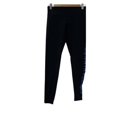 Running Bare Womens  Size 10 Leggings Black  / Blue 