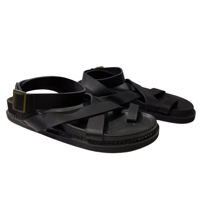 The Bali Tailor Womens Size 42 Black Sandals 