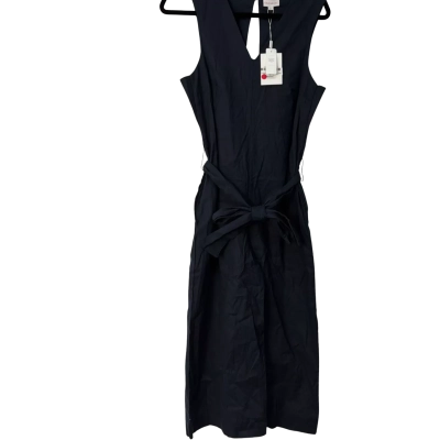 BNWT Elka Collective  Size 14 3/4 Leg Jumpsuit Navy Blue 