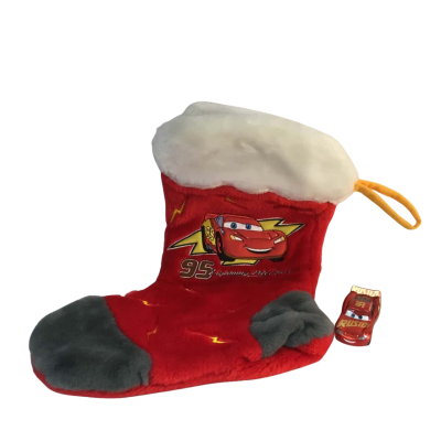 Disney Pixar Cars Lighting McQueen Car and Christmas Stocking