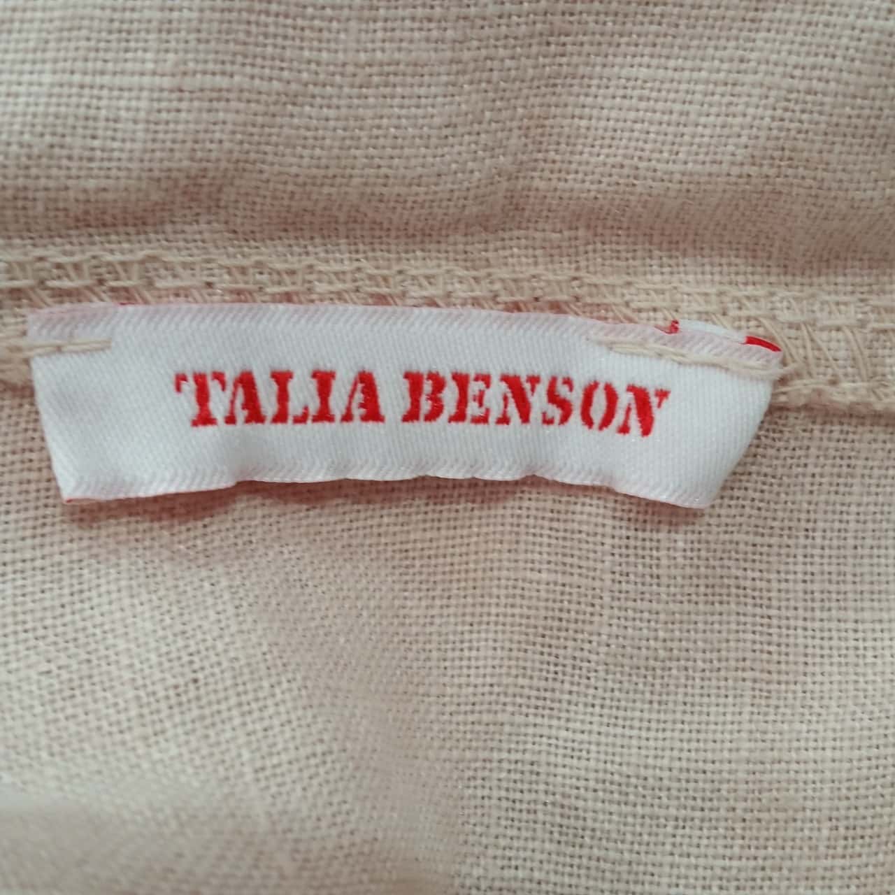 Robe blanche neuve Talia Benson 100% coton taille unique (sm3