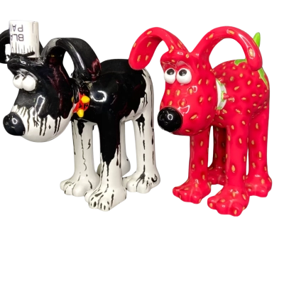 Gromit Unleashed! Gromberry & Watch out, Gromit! - Figurine Set x 2