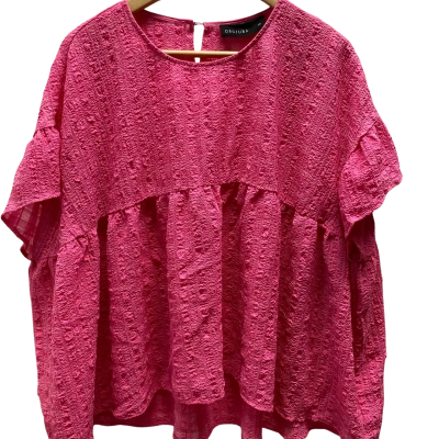 Decjuba Womens  Size XL Pink Top