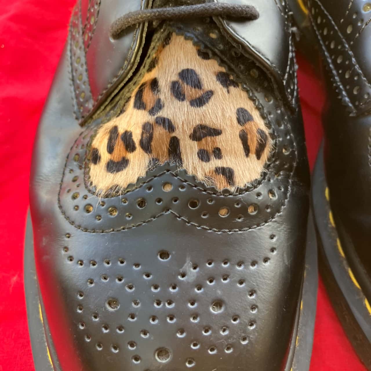 Dr Martens Airway Joyce Heart Brogues Mens Size 43 / 9 Black (s 