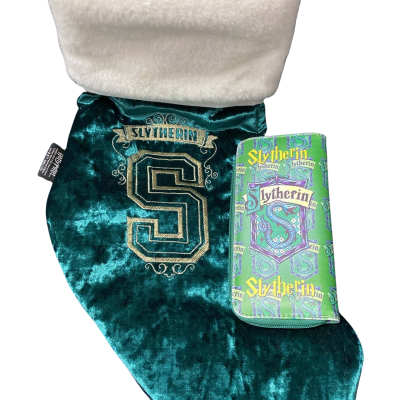  Unisex Harry Potter ‘Slytherin’ Christmas stocking &wallet/Purse Green 